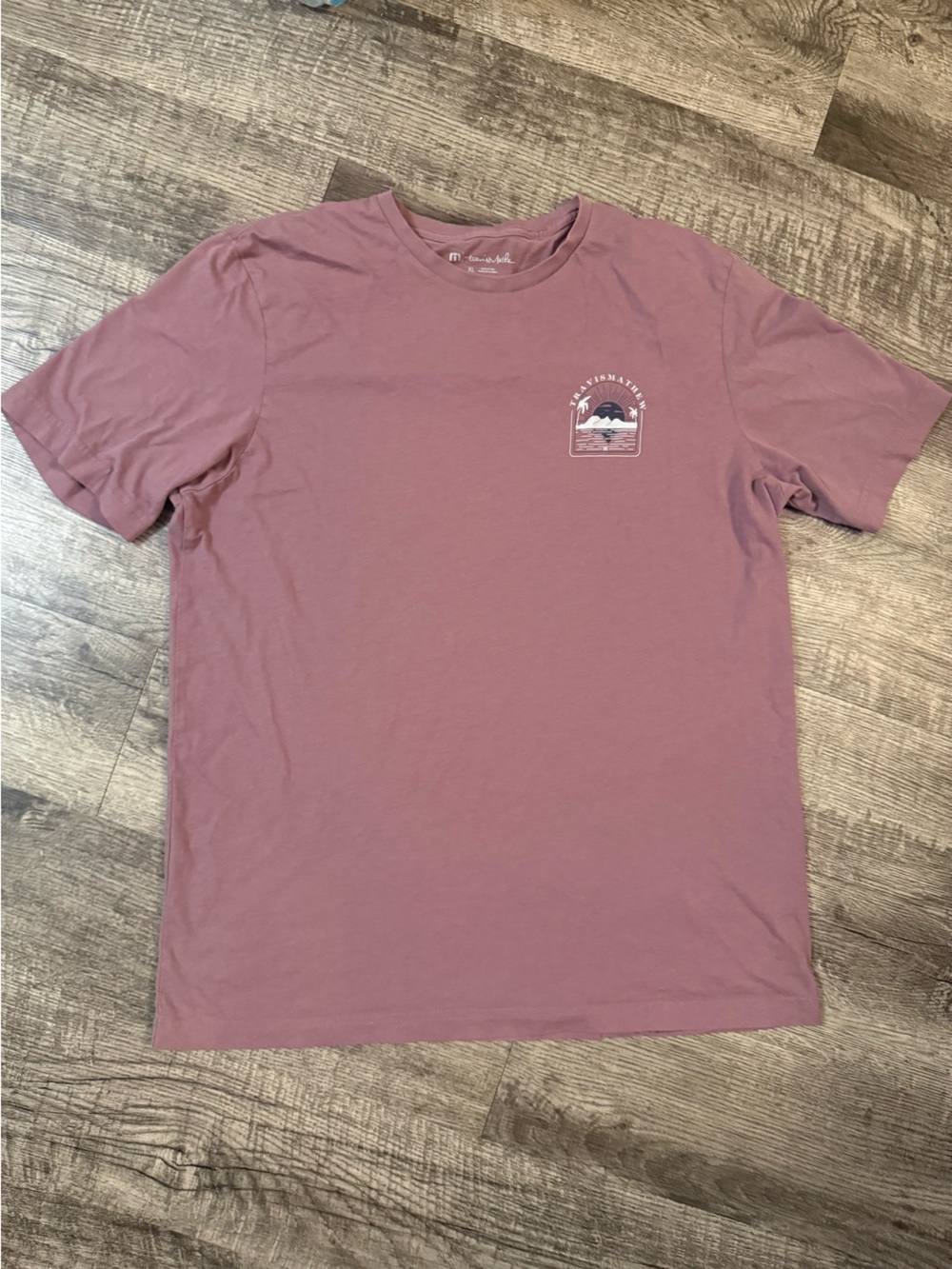 Men’s Travis Mathew Plum Short-Sleeve Summer Graphic Tee